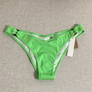 PINK neon green bathing suit bottom 💚